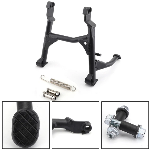 Moto Centerstand Center Kickstand Foot Side Stand For Kawasaki Versys X300 Black