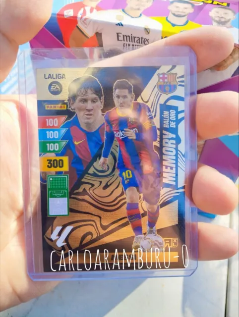 Messi Memory Balon De Oro Adrenalyn 2023-24 Fc Barcelona Panini 🇪🇸⚽💵💵⚽🇪🇸