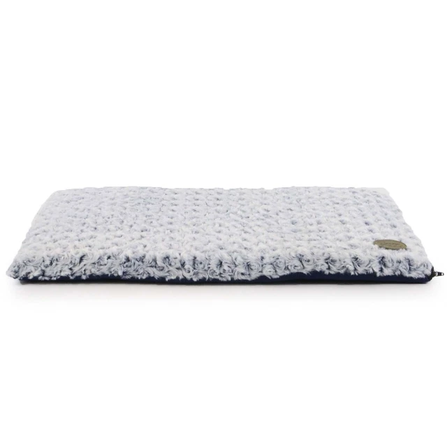 Ancol Sleepy Paws Flat Pad Dog Mat Navy & Ice