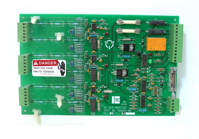 Liebert Emerson 02-790809-00 Rev 2 SS SCR Monitor Board PLC UPS 0279080900