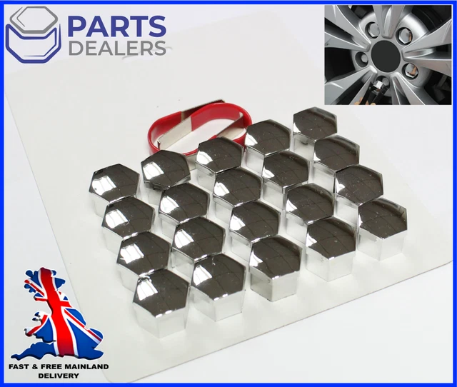 WHEEL NUT COVERS FOR CITROEN C1 C2 C3 C4 C5 C6 DS3 DS4 BERLINGO 17mm