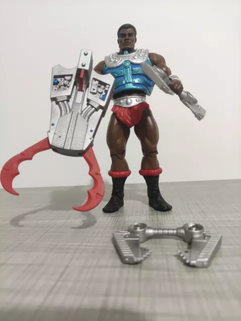 Clamp Champ MOTUC Masters Of The Universe Classics, Complet + 1 Arme, Loose