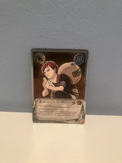 Gaara of the Desert - 525 - NM - Foil - Promo - Naruto CCG - E1-83