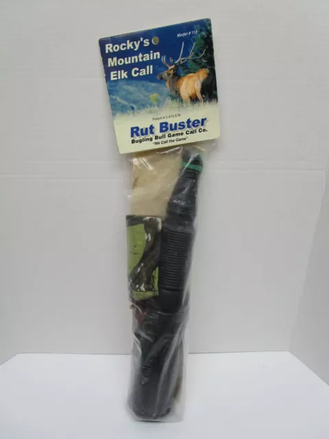 Rocky's Mountain Elk Call Rut Buster Model #115 Bugling Bull Game Call Co. NOS