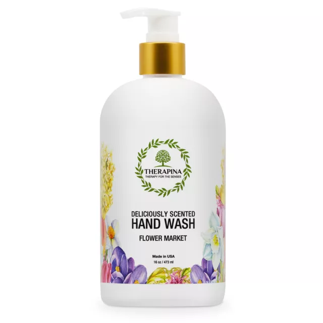 Therapina Flower Market Hand Wash 16Oz