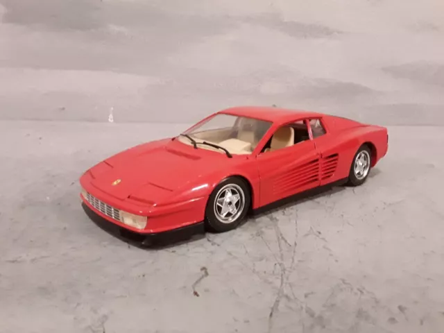 Modellino Auto Ferrari Testarossa Burago Italy