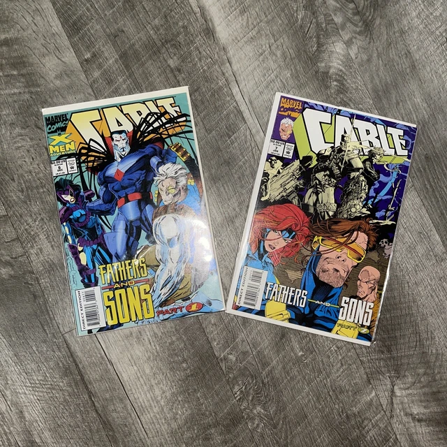 Cable Volume 1 Issues 6 Part 1 And Issue 7 Part 2 Marvel Comics 1993 VF Lot of 2