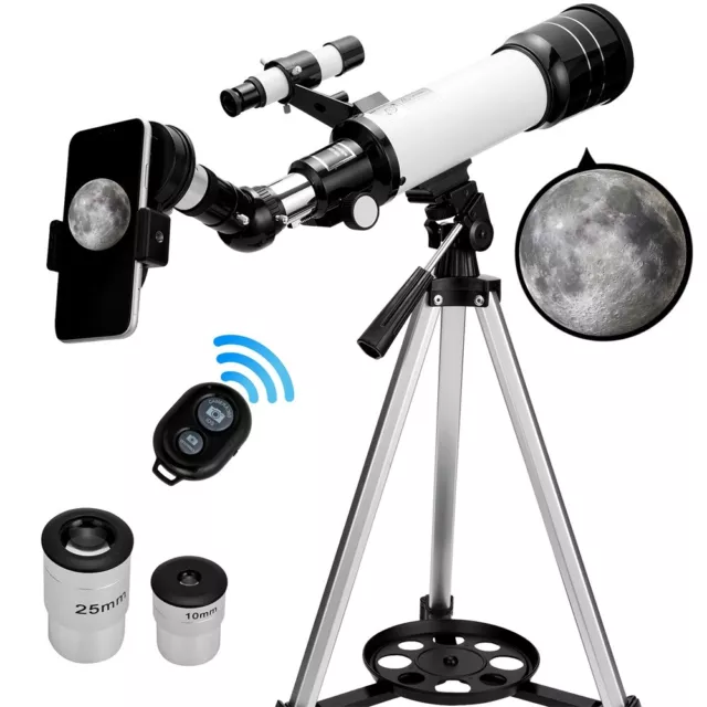 Professional Astronomical Telescope with High Tripod Travel Bag Adults Kids Gift