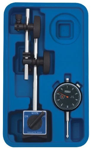 52-520-199-0, Magnetic Base and Black Dial Indicator Set