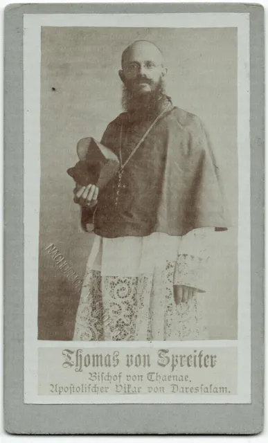 Thomas von Spreiter, Missionar, Original-CdV.-Photo um 1880