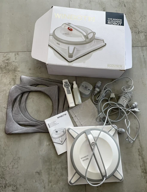 ECOVACS WINBOT 9 Window Cleaning Roboter W930 Fensterputzer mit Zubehör ...