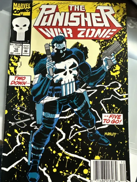 Punisher War Zone #10:  Marvel Comics 1992 Newsstand