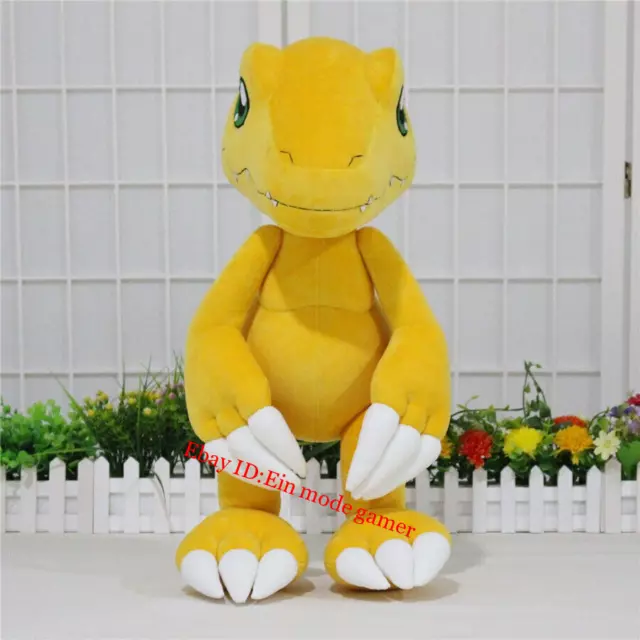 Digimon Adventure Agumon Greymon Plush Doll Stuffed Toys Dinosaur Pillow 50cm 2