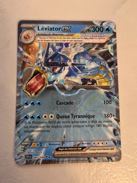Coffret De 10 Cartes Pokémon – Léviator Ex Téracristal – Écarlate Et Violet 01 – Ultraboost X – Français
