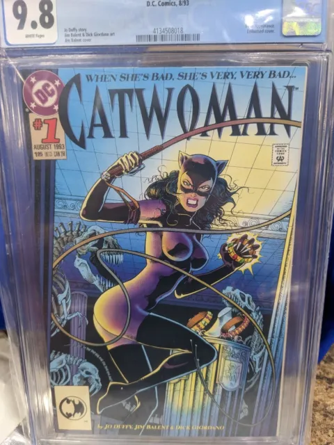 Catwoman #1 CGC 9.8 WP Aug. 1993 Marvel Comics