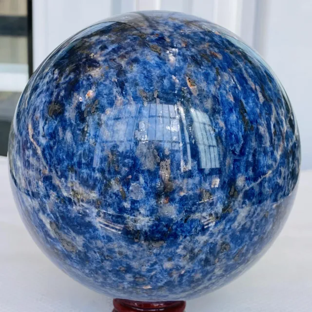 2960g Blue Sodalite Ball Sphere Healing Crystal Natural Gemstone Quartz Stone