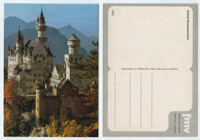 69112 - castello di Neuschwanstein - vecchia cartolina