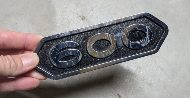 VTG* 60s* Dodge Truck 600* Sweptline Powerwagon* Badge Emblem* patina*