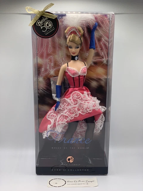 Barbie Collector, Pink Label, Dolls Of The World France, Barbie 50th A 2008 Mattel
