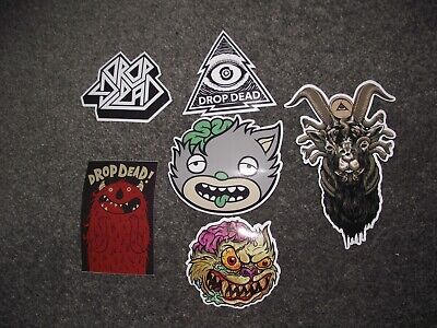 Drop Dead Clothing Co EXTREMELY RARE!! Vinyl Fox With Dagger Sticker 
