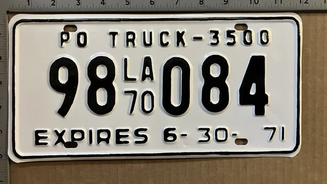 US Louisiana, License Plates, Automobilia, Transportation, Collectibles