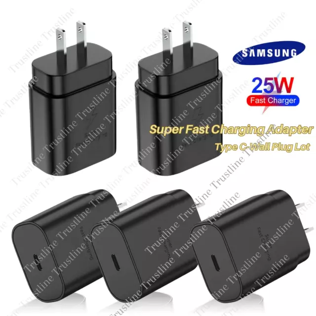 25W USB C Cargador Rápido Bloque Tipo C Cubo de Carga para Samsung iPhone iPad Ladrillo