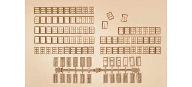 48650 AUHAGEN HO Set Portes et Fenêtres 104 Pièces Échelle 1:87 EUR 9 48650 AUHAGEN HO Set Portes et Fenêtres 104 Pièces Échelle 1:87 EUR 9