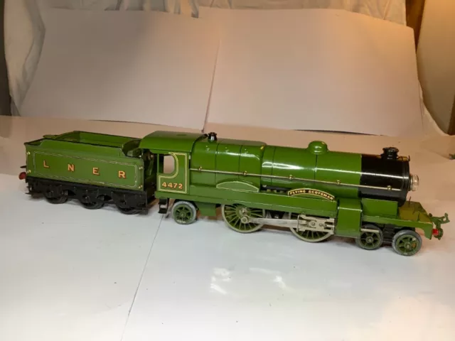 Hornby O Gauge 3E 20v AC Electric LNER 4-4-2 Loco 4472 Flying Scotsman excellent