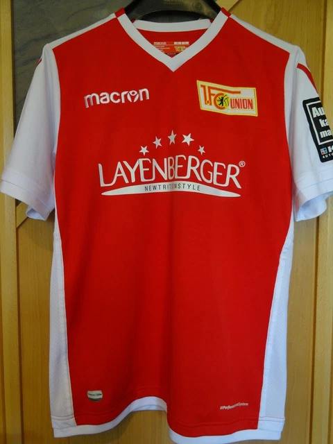 Macron Trikot 1. FC Union Berlin 2018/2019 Maloney 33 SIGNIERT NEU Aufstieg Gr S