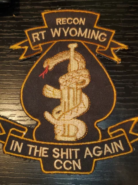 1960s Us Army Cold War Vietnam Era Ccn Recon Route Wyoming Patch Lk