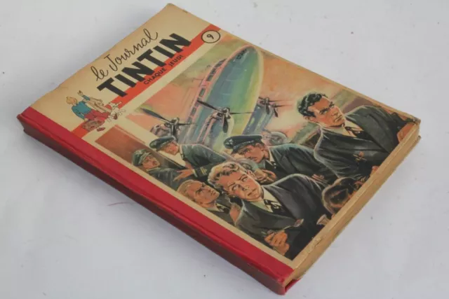 Le Journal de Tintin 9 Reliure éditeur édition française 1951 (50628)