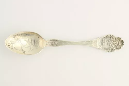 San Gabriel Los Angeles CA Souvenir Spoon - Sterling Silver Vintage Collectors