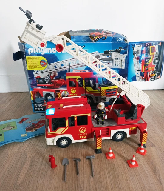 Playmobil City Action 70742 pas cher, Site de travaux avec camion et  ouvriers