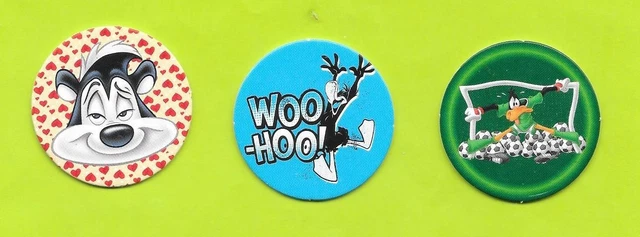 Lot De Pogs Casper 1995 - Du Numéro 2 Au 19 - Version Classique Et Fluo