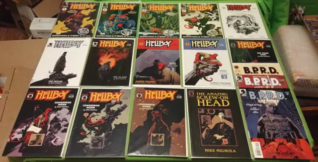 Hellboy Dark Horse Comic Book Lot 17 (A) Seed of Destruction The Island and more