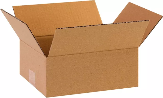 1-150 8x6x2 "Uline" Cardboard Packing Mailing Shipping Corrugated Box Cartons