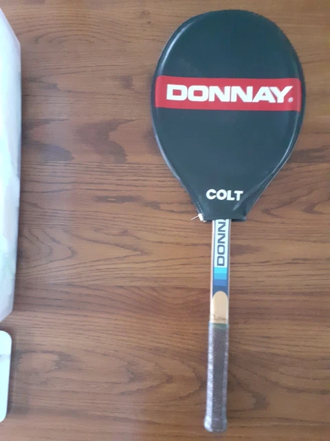 Raquette de tennis Donnay vintage en bois