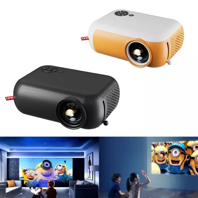 Portable Projector 1080P LED Mini Home Cinema Movie Theater Projector Multimedia