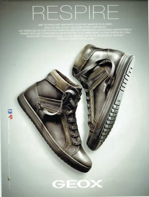 becerro Dardos Obligatorio PUBLICITÉ ADVERTISING 019 2012 les chaussures baskets par Geox EUR 3,00 -  PicClick FR