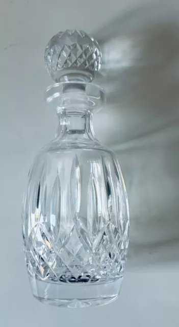 Waterford Crystal Lismore Decanter with Stopper Lead Crystal Cut Glass Clear Bar