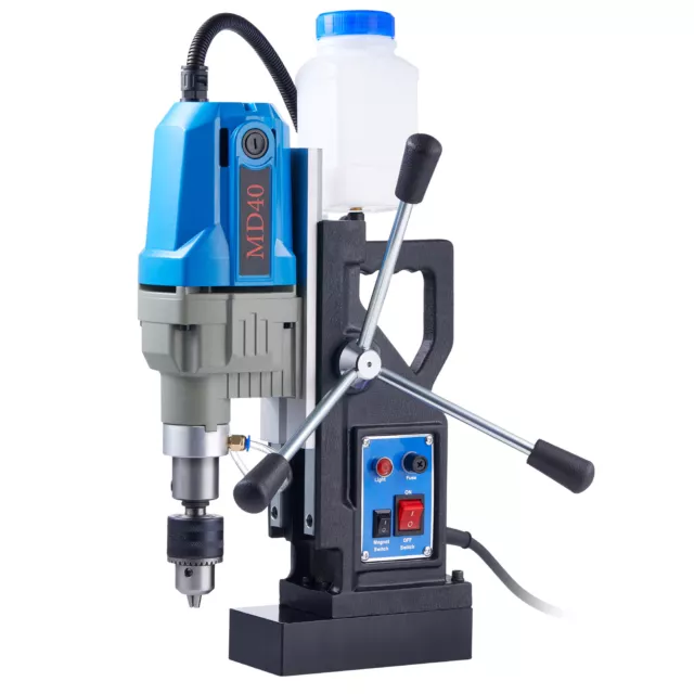 Magnetic Drill Press 40 mm Bore 1100W Drilling Machine for Home Metal Working