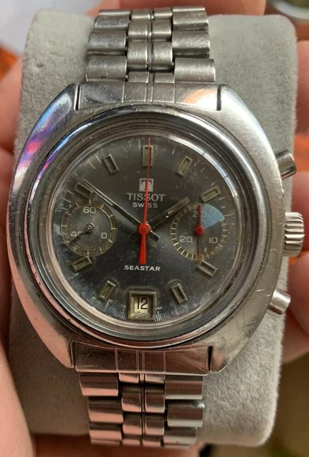 Montre Tissot chronograph acier V8 MotoGP Carbon dial (Gebraucht) in