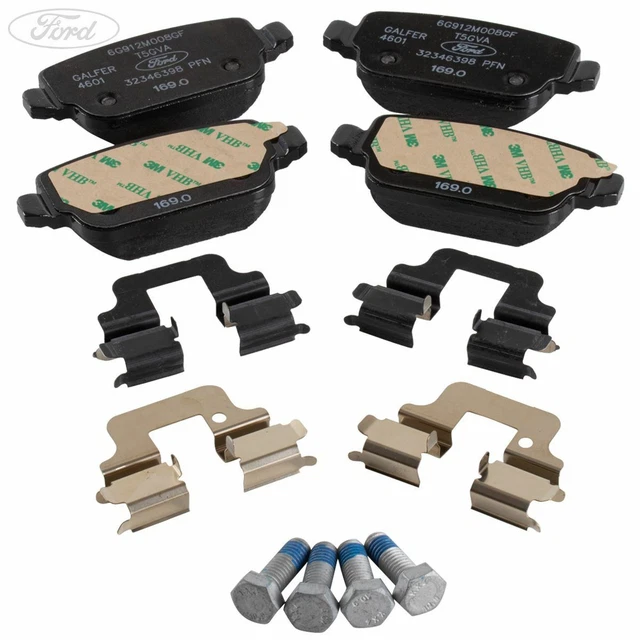 GENUINE FORD FOCUS Mk2 Galaxy WA6 Mondeo Mk4 S-Max Rear Brake Pad Set ...
