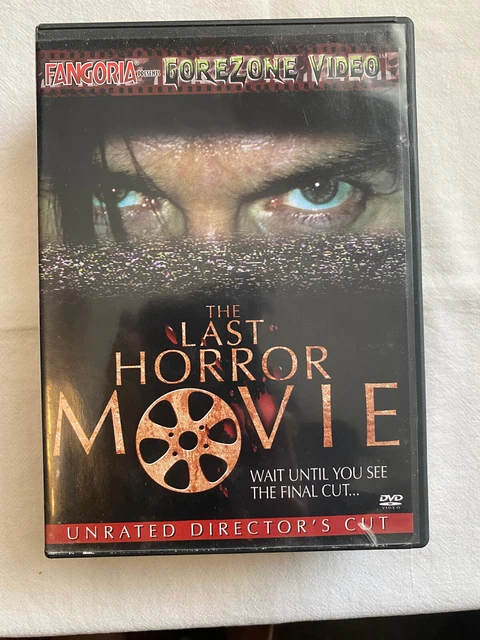 The Last Horror Movie DVD Fangoria Gorezone unrated director's cut