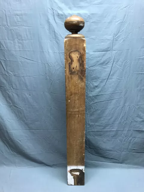 Antique Decorative Hardwood Oak Newel Post 5x42 Old Vintage Staircase 1474-22B