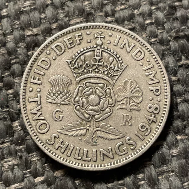 Great Britain 1948 Two Shillings (Florin)  Coin