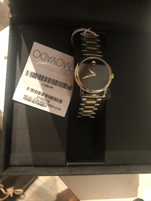 Movado Museum Classic Women's Black Watch - 2100018