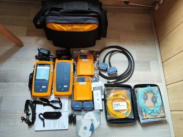 Fluke DSX-5000QI Cat6 Certificatore cavo OLTS CertiFiber Pro CFP-QUAD- CALIBRATO!!