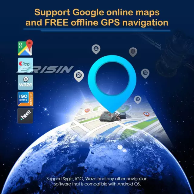 64GO Android 12.0 Autoradio GPS Navi TNT DAB+CarPlay Wifi DSP pour VW Golf VII/7 3