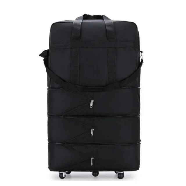 32" 42" 3-layer Expandable Rolling Wheeled Duffle Bag Luggage Spinner Suitcase 3
